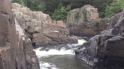 Wisconsin Water Falls Dells Of The Eau Claire Park Youtube