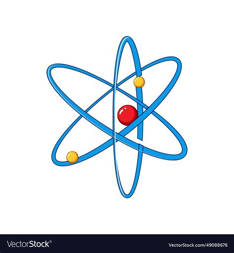 Molecular atom cartoon Royalty Free Vector Image