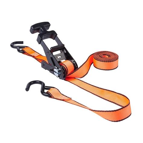 Keeper 1 In X 12 Ft 500 Lbs Keeper HI VIZ Ratchet Tie Down Strap