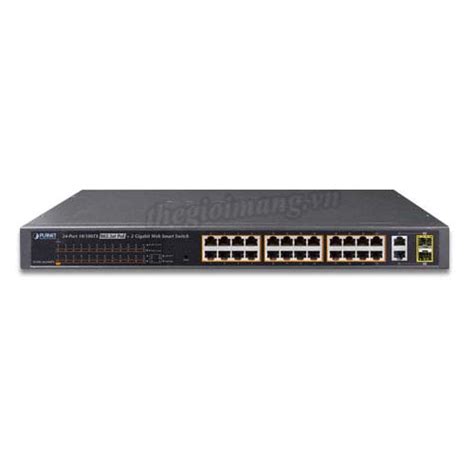 FGSW 2624HPS 24 FE PoE 2 GbE Managed Ethernet Switch