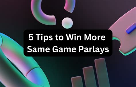 Outlier 5 Tips To Win More Same Game Parlays