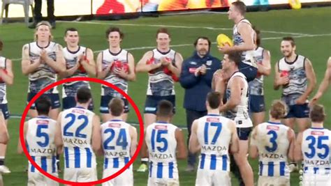 Afl North Melbourne Savaged Over Ridiculous Post Match Act