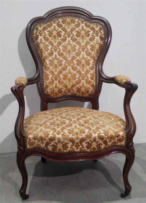 Fauteuil Louis Philippe En Noyer D Poque De Style Louis Xv Si Ge Bois