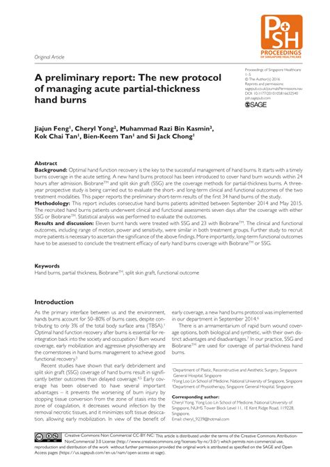 PDF A Preliminary Report The New Protocol Of Managing Acute Partial