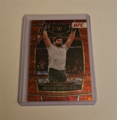 Panini Select Ufc Concourse Red Prizm Kelvin Gastelum