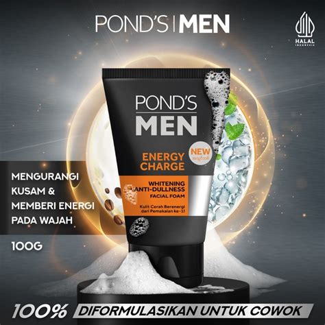 Jual Pond S Men Energy Charge Facial Foam 100G Shopee Indonesia