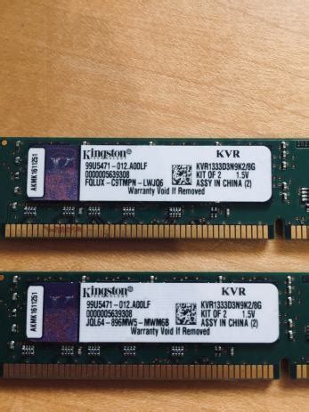 RAM Kingston 99U5471-012.A00LF 4GB DDR3 1333