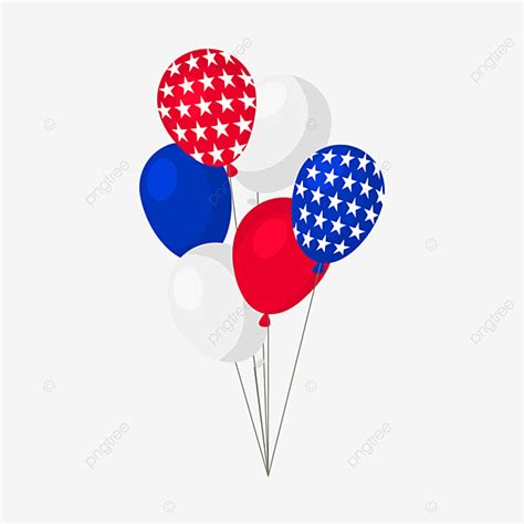 American Patriot Vector PNG Images American Patriotic Balloons In