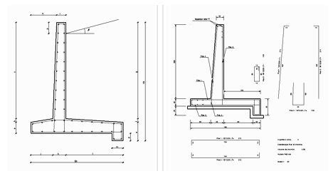 Muri Di Sostegno Muri Contenimento Dwg Muro Di Sostegno Muri Muro