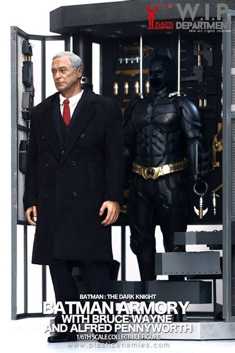 Hot Toysmms Batman Armory With Bruce Wayne And Alfred Pennyworth Set Hot Toys Batman