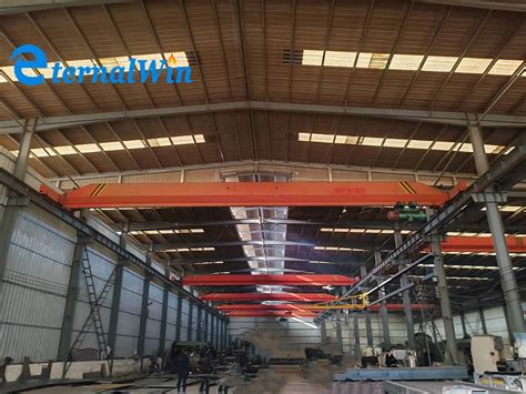 Ld Model Electric Bucket Warehouse Single Girder Bridge Overhead Crane