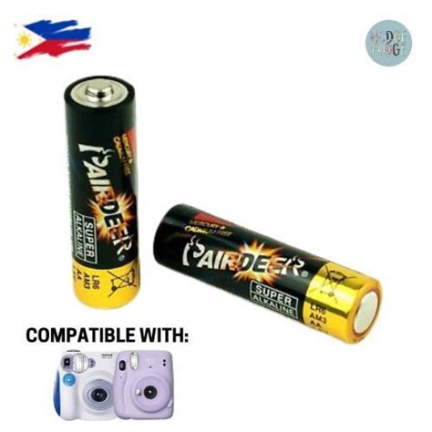 COD Pairdeer Super Alkaline LR6 AA Battery Instax Battery Lazada PH