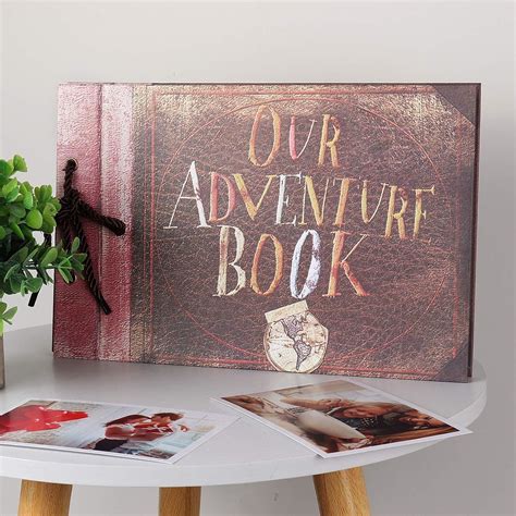 Our Adventure Book Scrapbook - DIY Family Scrapbook Album with Embossed ...