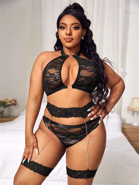 Sexy Plus Size Lingerie Lace