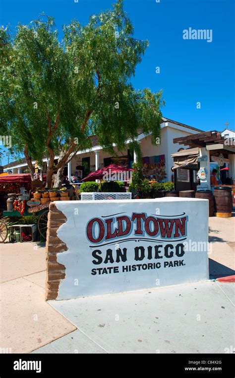 Old Town, San Diego, State Historic Park Stock Photo - Alamy