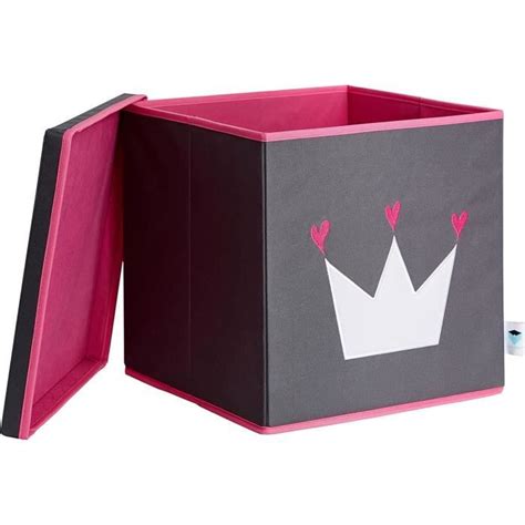 Love It Store It Cube De Rangement Avec Couvercle En Tissu