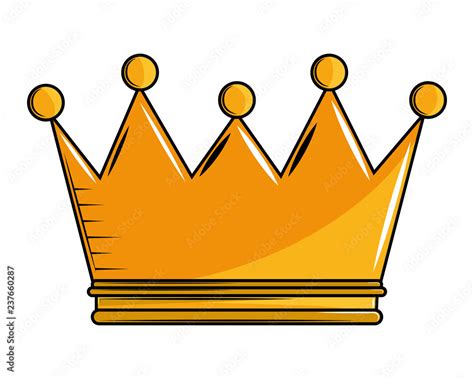 Vektorová grafika King crown cartoon ze služby Stock Adobe Stock