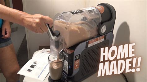 Ninja Slushie Chocolate Milkshake | How to Make a Milkshake in the Ninja Slushi Machine - YouTube