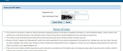 Check Vehicle RC Details Online- Registration Certificate Details Online 