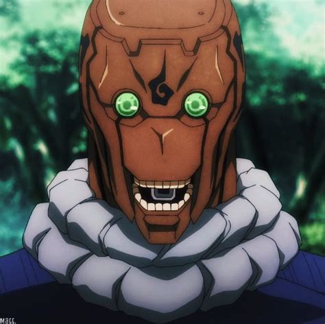 An Anime Character With Green Eyes And A Scarp Around His Neck Is