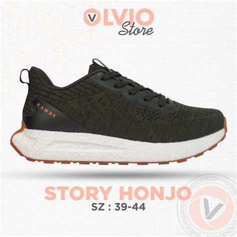 Kanky Story Honjo Sepatu Sneakers Casual Sport Sekolah Pria Dewasa