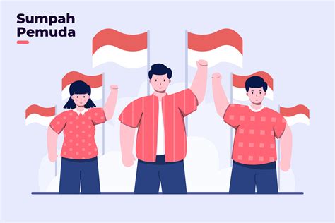 Illustration Selamat Hari Sumpah Pemuda Illustration Par Delook