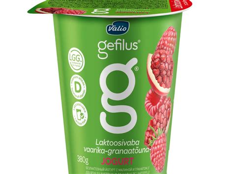 Valio Gefilus laktoosivaba vaarika granaatõuna jogurt 380g Valio