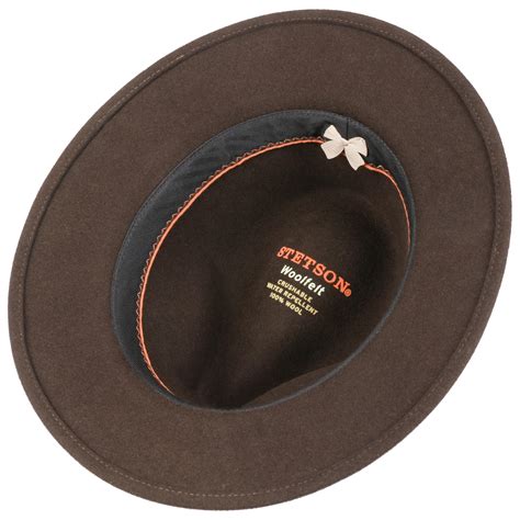 Roanley Traveller Wool Felt Hat By Stetson