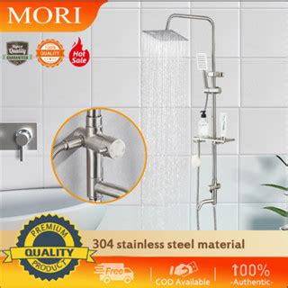Mori Bathroom Shower Set Stainless Steel Shower In Hot And Cold Shower Set Shopee