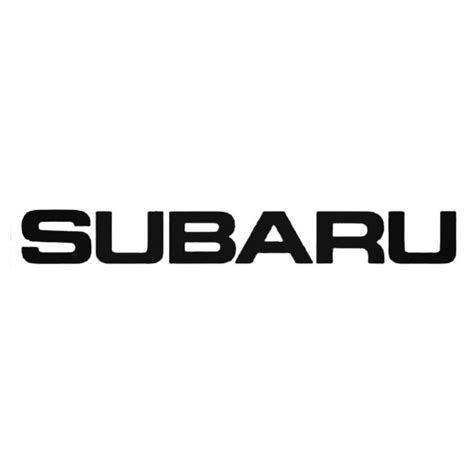 Buy Subaru Windshield 1 Decal Sticker Online