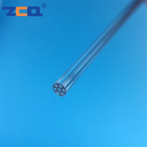 Seven Circular Holes Quartz Capillary Tube