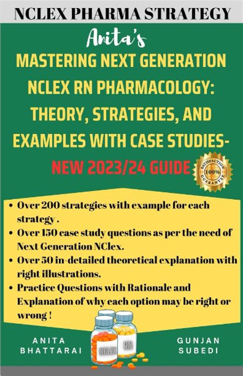 Mastering New Next Generation Nclex Rn Pharmacology Theory Strategies And Examples With Case