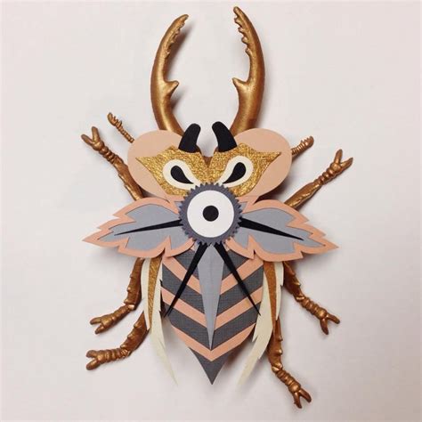 Papercut Insect By Ashley Gierke Scherenschnitt Schnittchen Schere