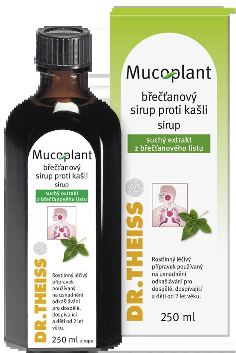 Mucoplant Břečťanový Sirup Proti Kašli 250ml Alphega Cz