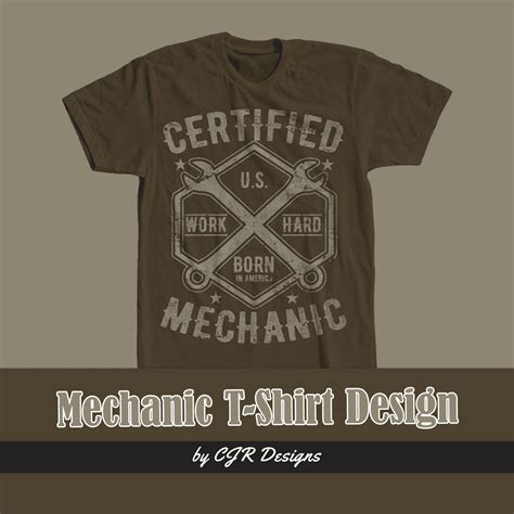 Mechanic T-Shirt Design – MasterBundles