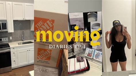 MOVING VLOG EP 1 EMPTY APT TOUR KITCHEN FINDS ROSS YouTube