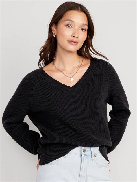 Sosoft Loose V Neck Sweater Old Navy