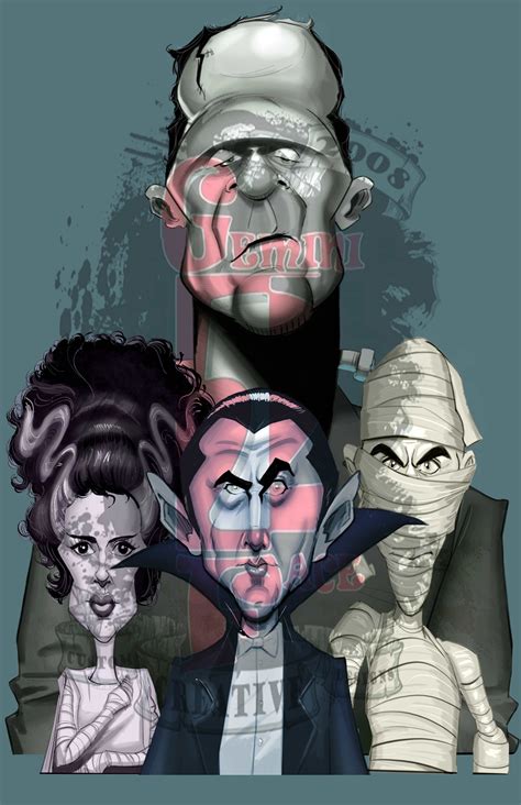 Classic Horror Villains PNG Digital File - Etsy