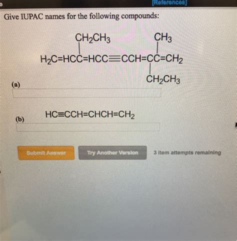 Solved Give Iupac Names For The Following Compounds Chegg