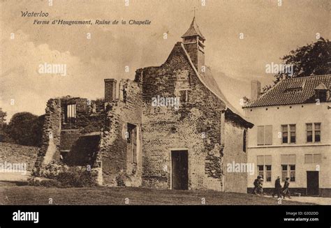 Hougoumont Farm And Chapel Ruins Belgium Stock Photo Alamy