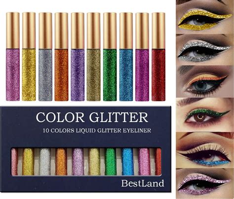 Colors Liquid Glitter Eyeliner Metallic Shimmer Glitter Eyeshadow