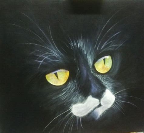 Obra De Arte Gato Negro Artistas Y Arte Artistas De La Tierra