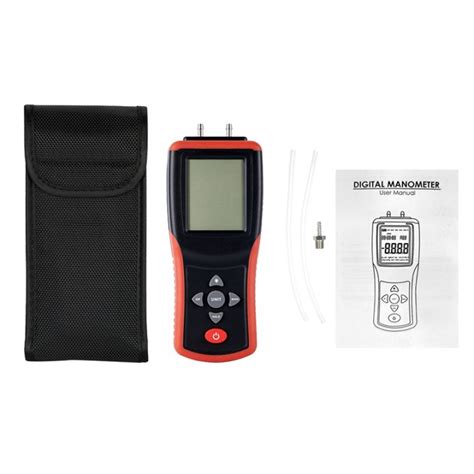 Digital Manometer Inch Lcd High Precision Dual Port Manometer Psi