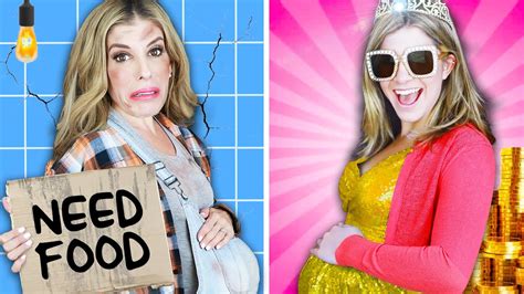 Rich Pregnant Vs Broke Pregnant Rebecca Zamolo Youtube