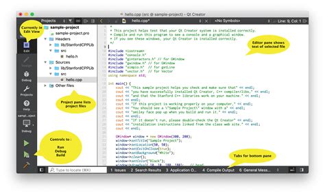 CS106B Basics Of Using Qt Creator