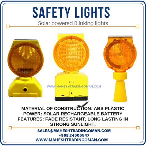 Construction safety lights - Mahesh Trading Company LLC, Oman