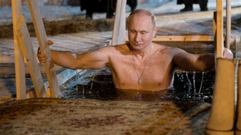 Shirtless Vladimir Putin Takes Dip In Icy Russian Lake For The Epiphany