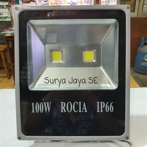 Jual Lampu Sorot LED 100 Watt LED Flood Light Outdoor Rocia IP66