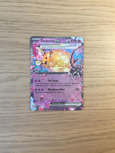 Dedenne Ex Paldea Evolved K P Fr N Raukcard P Tradera