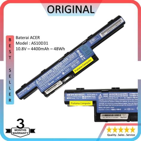 Promo Original Baterai/battre/battery Laptop Acer Aspire 4750 4750g ...